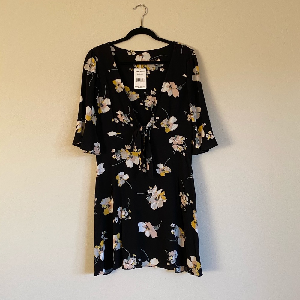 NWT Free People Floral All Yours Mini Dress 12 - Picture 2 of 6